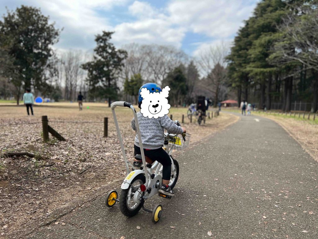 3歳児　息子　小金井公園